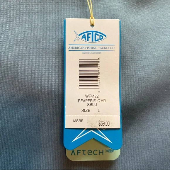 Aftco Reaper Women's Fleece Lined Blue Hoodie with Neck Gaiter Size Large NWT - Picture 2 of 5